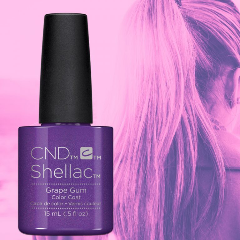 purple gel nail polish
